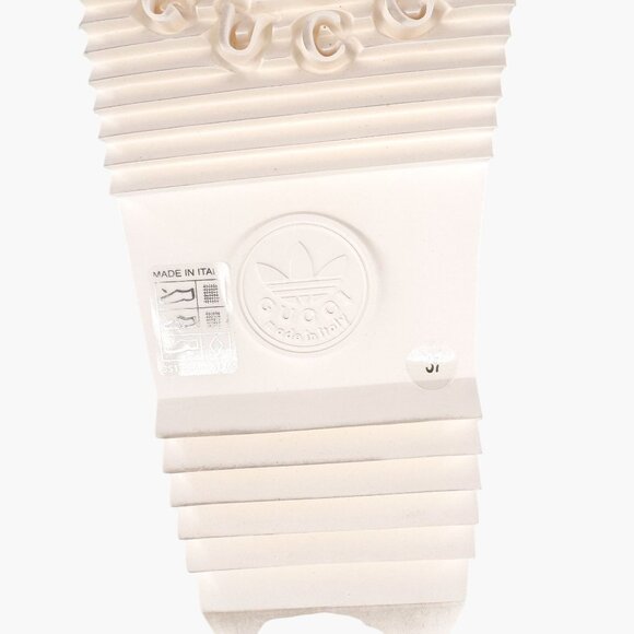 Gucci x Adidas GG Platform Slide Sandals EU 37 US 7 Green Monogram Terry Mule - Picture 11 of 12